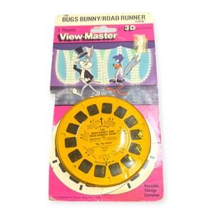 Vintage 1981 View-Master Bugs Bunny Road Runner Show 3 Reel Set 1031 3D Pictures